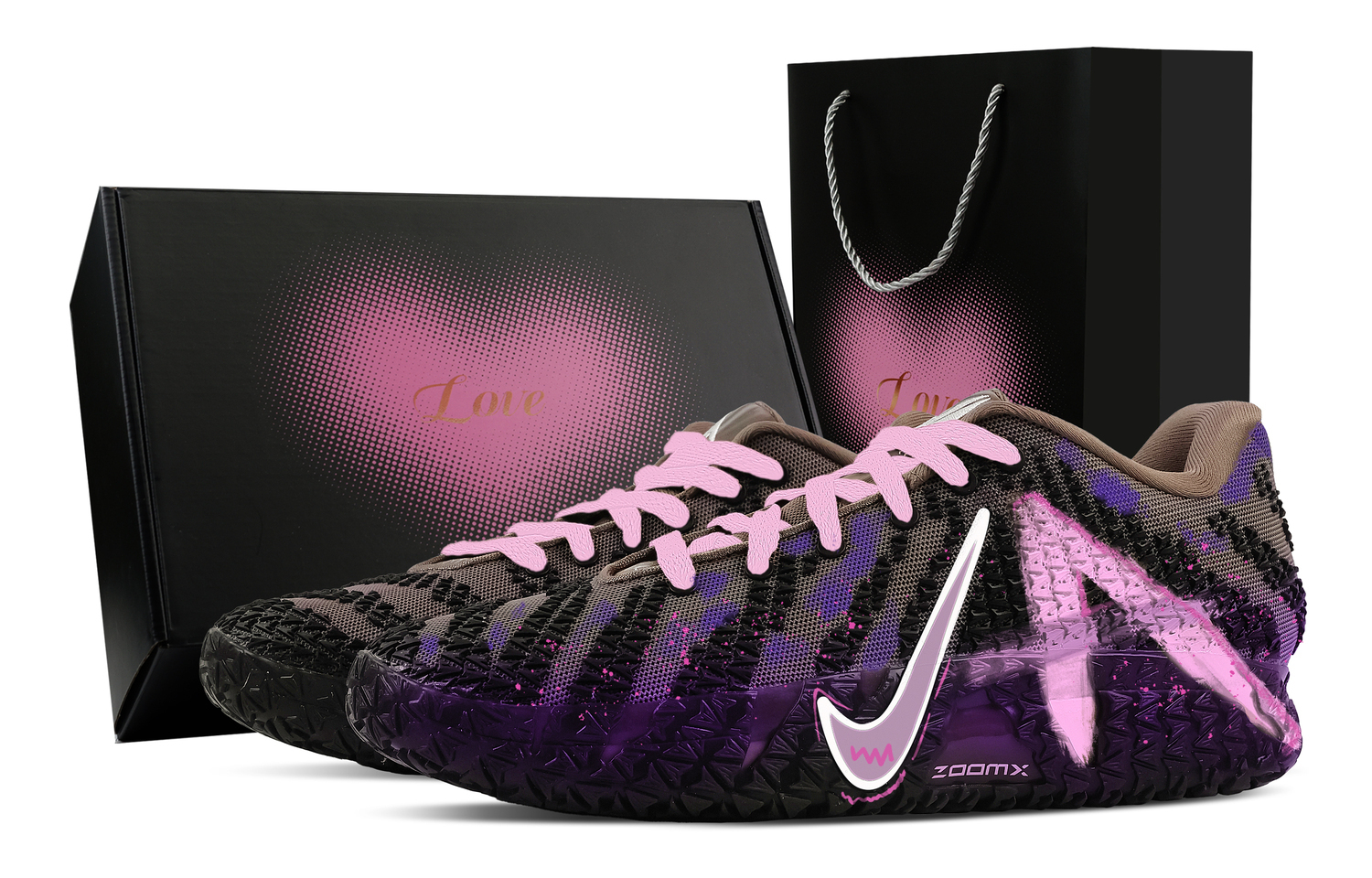 Nike Ja Morant 3 Night Dream Sunset, Heart Box, износостойкие низкие баскетбольные кроссовки для мужчин, черный с фиолетовым
Nike Ja Morant 3 Night Dream Sunset, Heart Box, износостойкие низкие баскетбольные кроссовки для мужчин, черный с фиолетовым