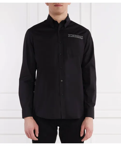 Рубашка Regular fit Iceberg, черный
Рубашка Regular fit Iceberg, черный