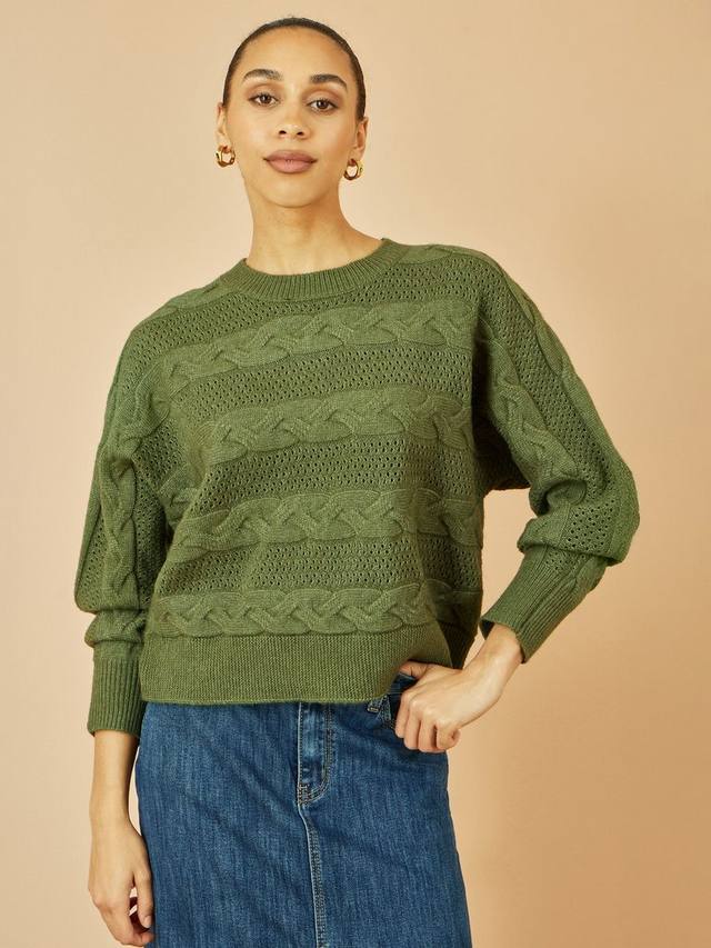 Свободный вязаный джемпер Yumi, Green
Свободный вязаный джемпер Yumi, Green