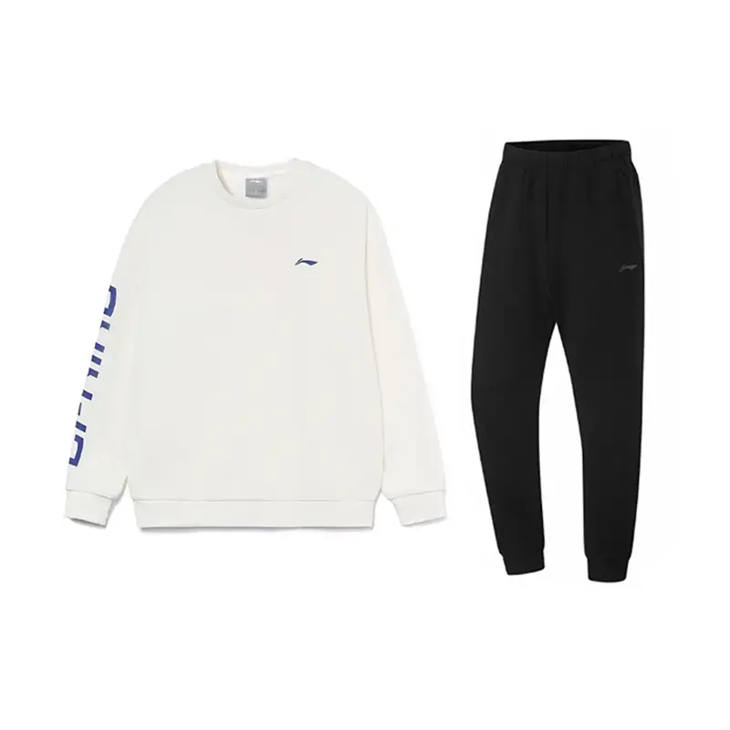 LINING Повседневная спортивная одежда унисекс бело-черная
LINING Повседневная спортивная одежда унисекс бело-черная