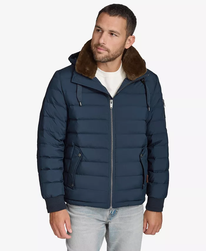 Мужское пуховое пальто Loxton со съемным воротником из искусственного кролика Andrew Marc Black Label, синий
Мужское пуховое пальто Loxton со съемным воротником из искусственного кролика Andrew Marc Black Label, синий