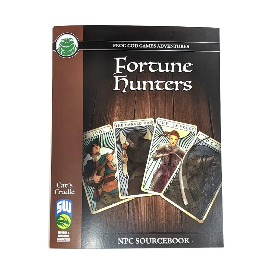 Cat's Cradle - Fortune Hunters NPC Sourcebook (Swords & Wizardry), Swords & Wizardry (Frog God Games), мягкая обложка
Cat's Cradle - Fortune Hunters NPC Sourcebook (Swords & Wizardry), Swords & Wizardry (Frog God Games), мягкая обложка
