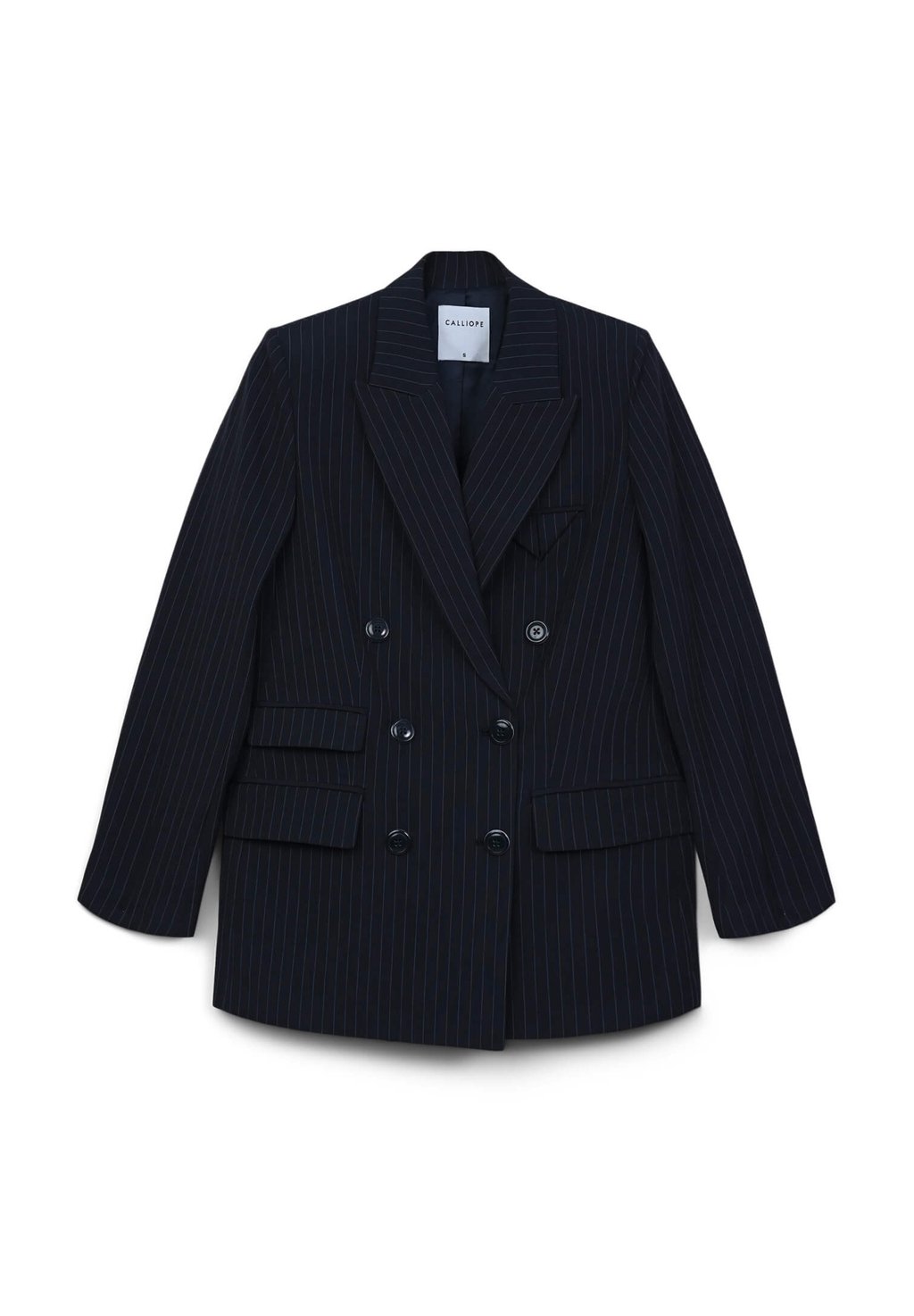 Блейзер DOPPIOPETTO GESSATA Calliope, синий 
Блейзер DOPPIOPETTO GESSATA Calliope, синий