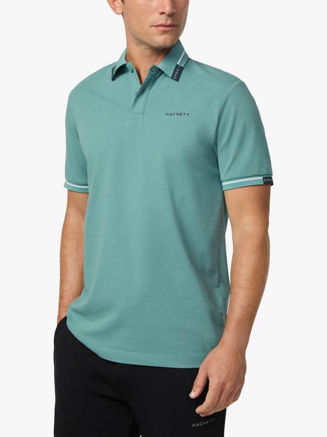 Хлопковая поло с короткими рукавами Hackett London, Mint Green
Хлопковая поло с короткими рукавами Hackett London, Mint Green