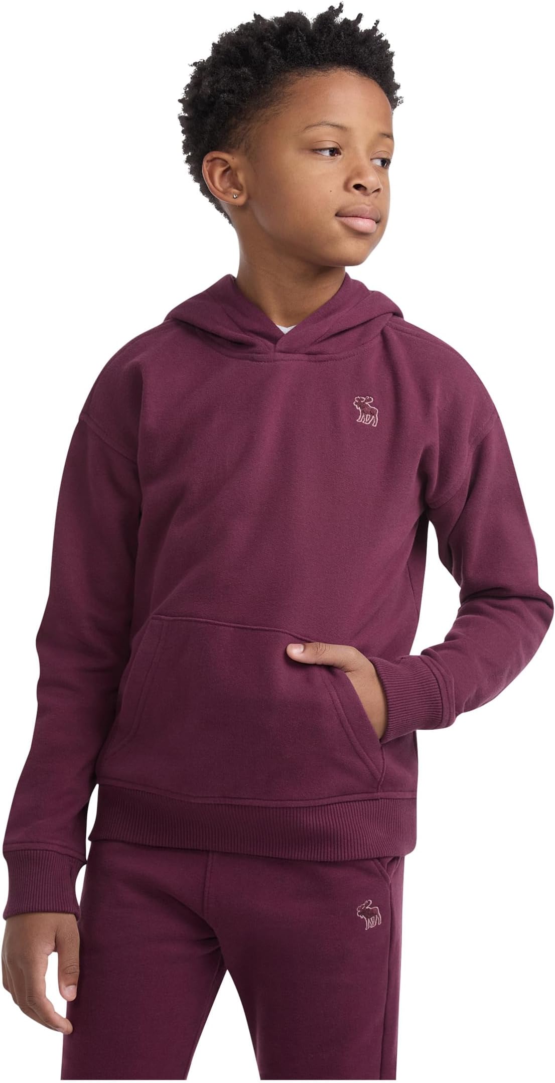 Толстовка с капюшоном Essentials из флиса abercrombie kids, Fig
Толстовка с капюшоном Essentials из флиса abercrombie kids, Fig