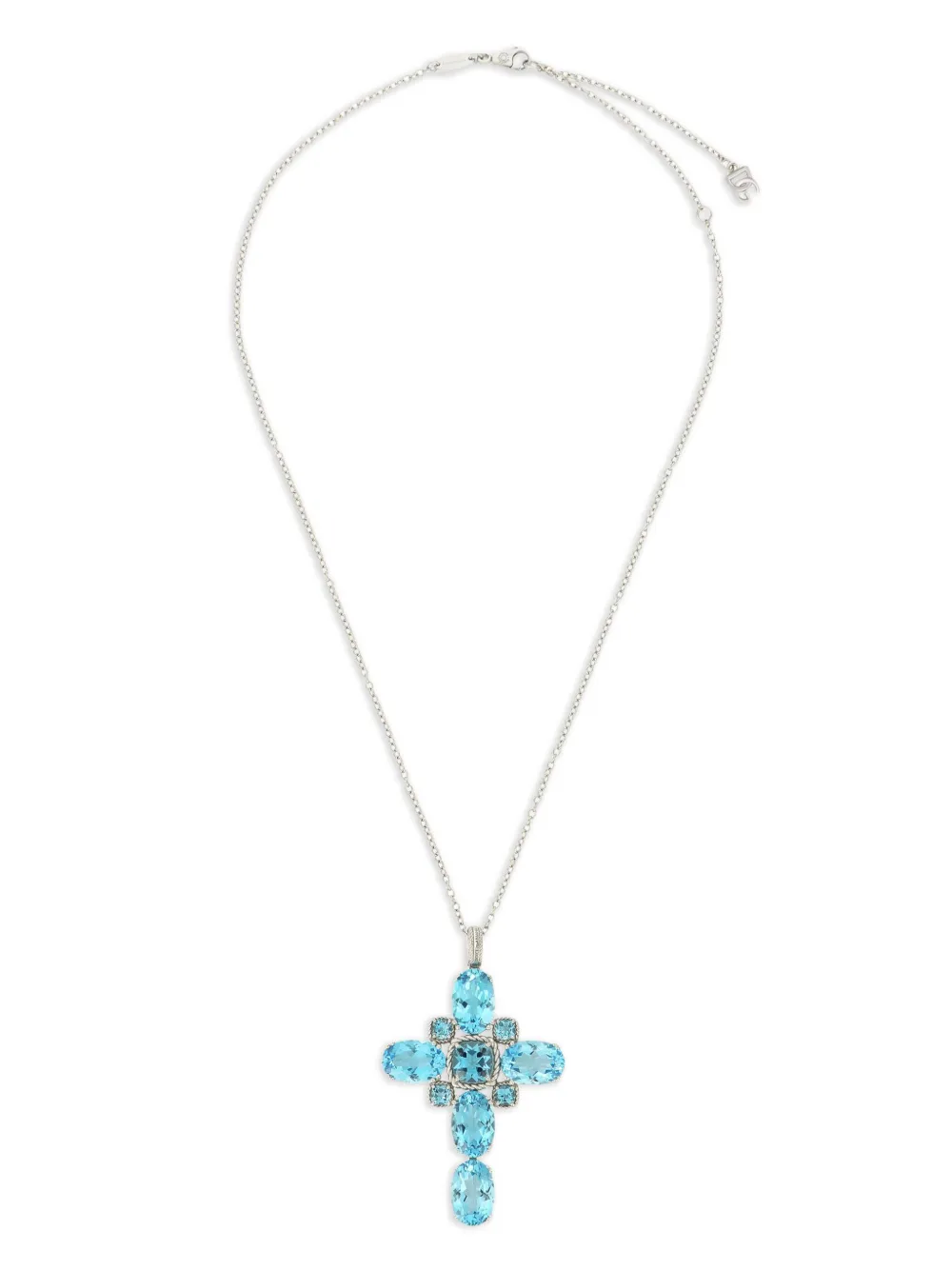 Колье из белого золота с топазом и подвеской Anna DOLCE & GABBANA, серебяный
Колье из белого золота с топазом и подвеской Anna DOLCE & GABBANA, серебяный