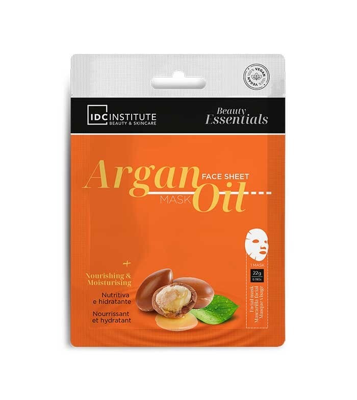 IDC Institute, Тканевая маска для лица с аргановым маслом, 22 г
IDC Institute, Тканевая маска для лица с аргановым маслом, 22 г
