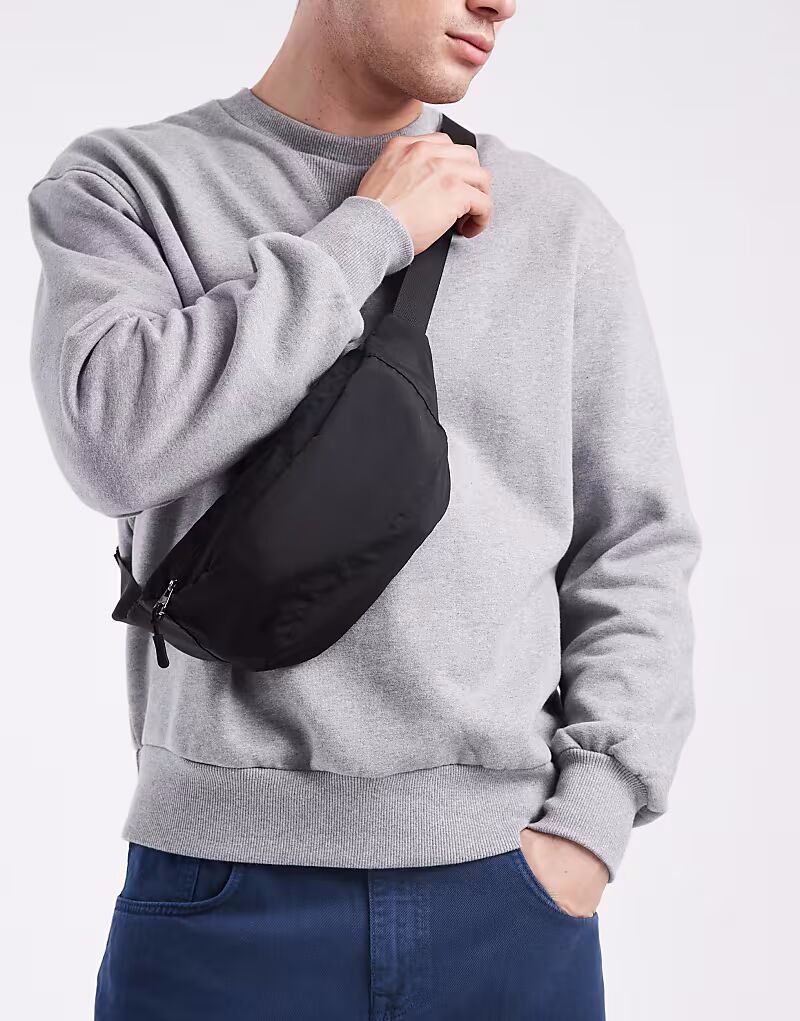 Нейлоновая поясная сумка через плечо черного цвета Asos Design, Черный, Нейлоновая поясная сумка через плечо черного цвета Asos Design
Нейлоновая поясная сумка через плечо черного цвета Asos Design, Черный, Нейлоновая поясная сумка через плечо черного цвета Asos Design