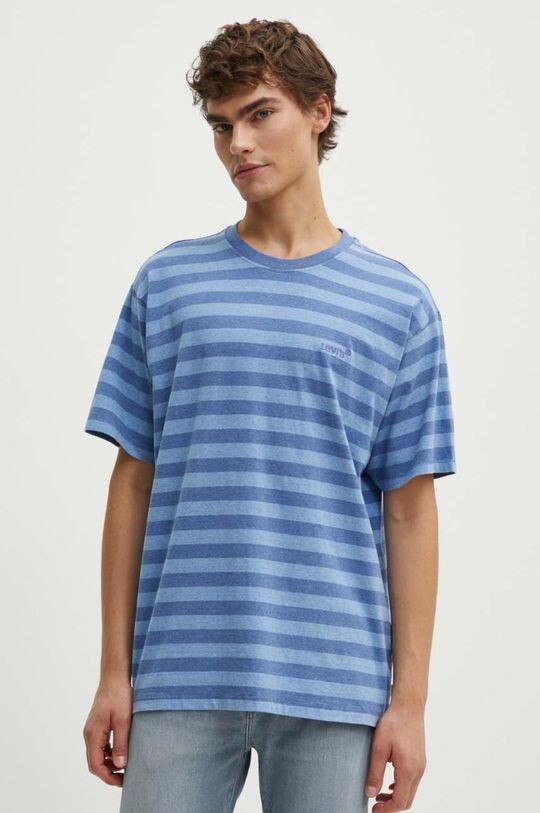 Хлопковая футболка Levi's, синий
Хлопковая футболка Levi's, синий