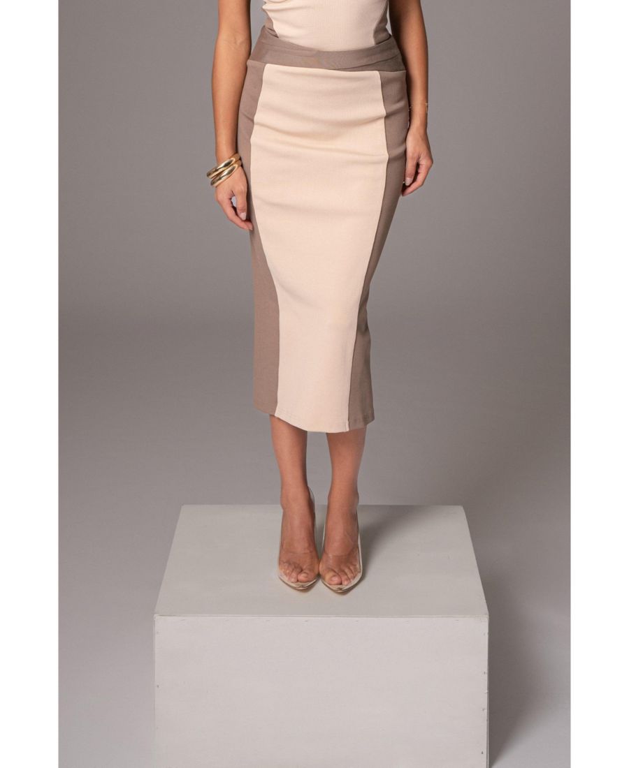 Праздничная юбка-миди в стиле колор-блок JLUXLABEL, Taupe/tan
Праздничная юбка-миди в стиле колор-блок JLUXLABEL, Taupe/tan