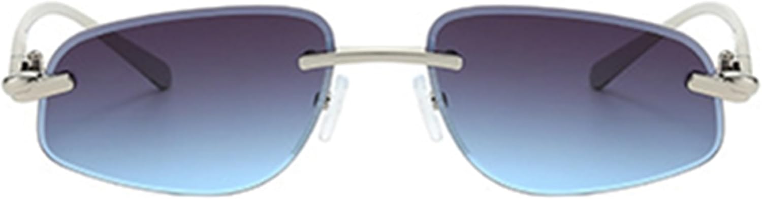 Солнцезащитные очки Bullabulling в стиле ретро, неровной квадратной формы, для женщин и мужчин, винтажный стиль 90-х, защита от УФ-излучения, маленькие женские солнцезащитные очки без оправы, Blue Silvery
Солнцезащитные очки Bullabulling в стиле ретро, неровной квадратной формы, для женщин и мужчин, винтажный стиль 90-х, защита от УФ-излучения, маленькие женские солнцезащитные очки без оправы, Blue Silvery