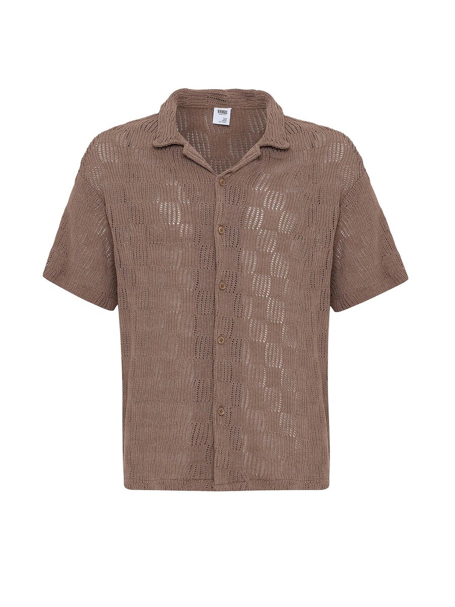 Рубашка на пуговицах Comfort fit VAMOS CLO, коричневый
Рубашка на пуговицах Comfort fit VAMOS CLO, коричневый
