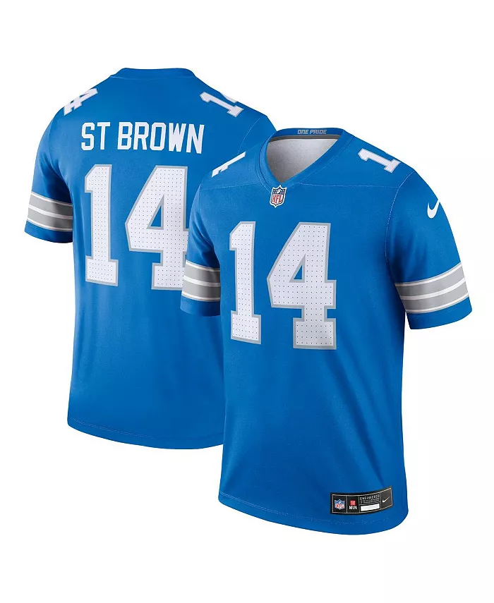 Мужская футболка Amon-Ra St. Detroit Lions Legend Jersey Nike, синий
Мужская футболка Amon-Ra St. Detroit Lions Legend Jersey Nike, синий