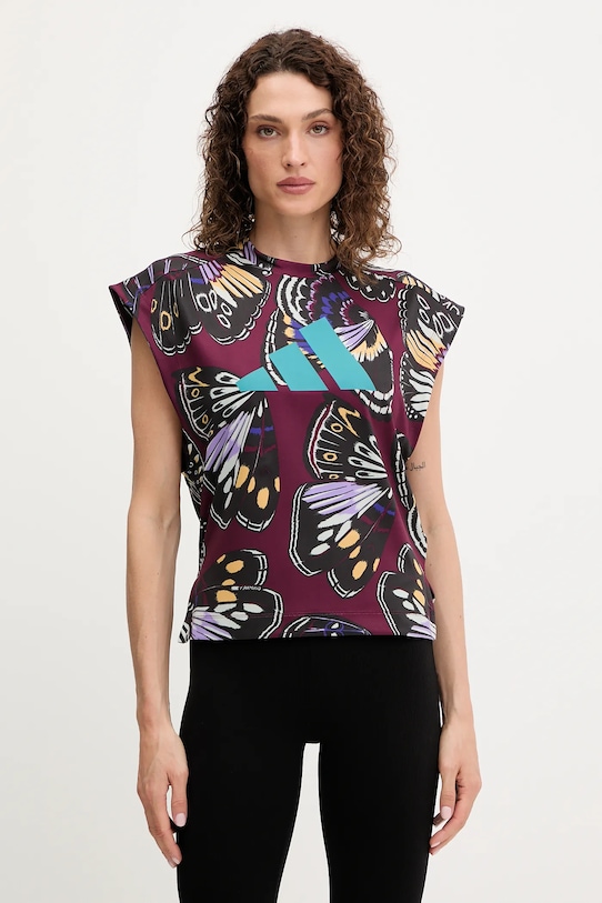 Топ для тренировок x Farm Rio Adidas Performance, бордовый
Топ для тренировок x Farm Rio Adidas Performance, бордовый