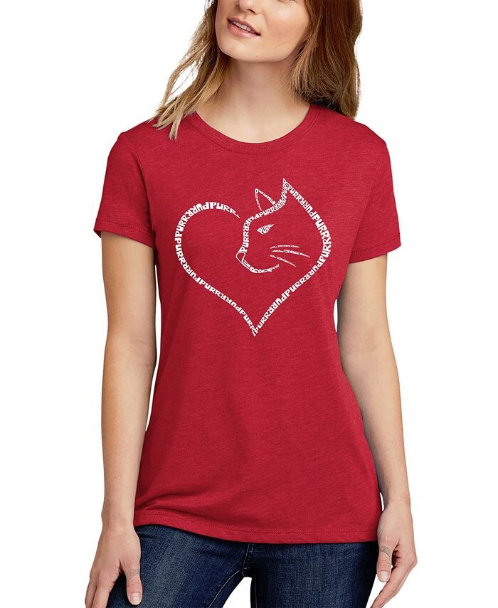 Женская футболка с коротким рукавом Cat Heart Premium Blend Word Art LA Pop Art, красный
Женская футболка с коротким рукавом Cat Heart Premium Blend Word Art LA Pop Art, красный