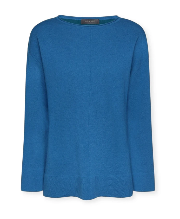 Рубашка с вырезом-лодочкой Elena Mirã², синий
Рубашка с вырезом-лодочкой Elena Mirã², синий