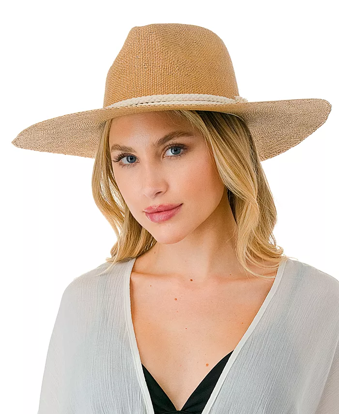 Панама из соломки с отделкой из шнура Marcus Adler, коричневый
Панама из соломки с отделкой из шнура Marcus Adler, коричневый