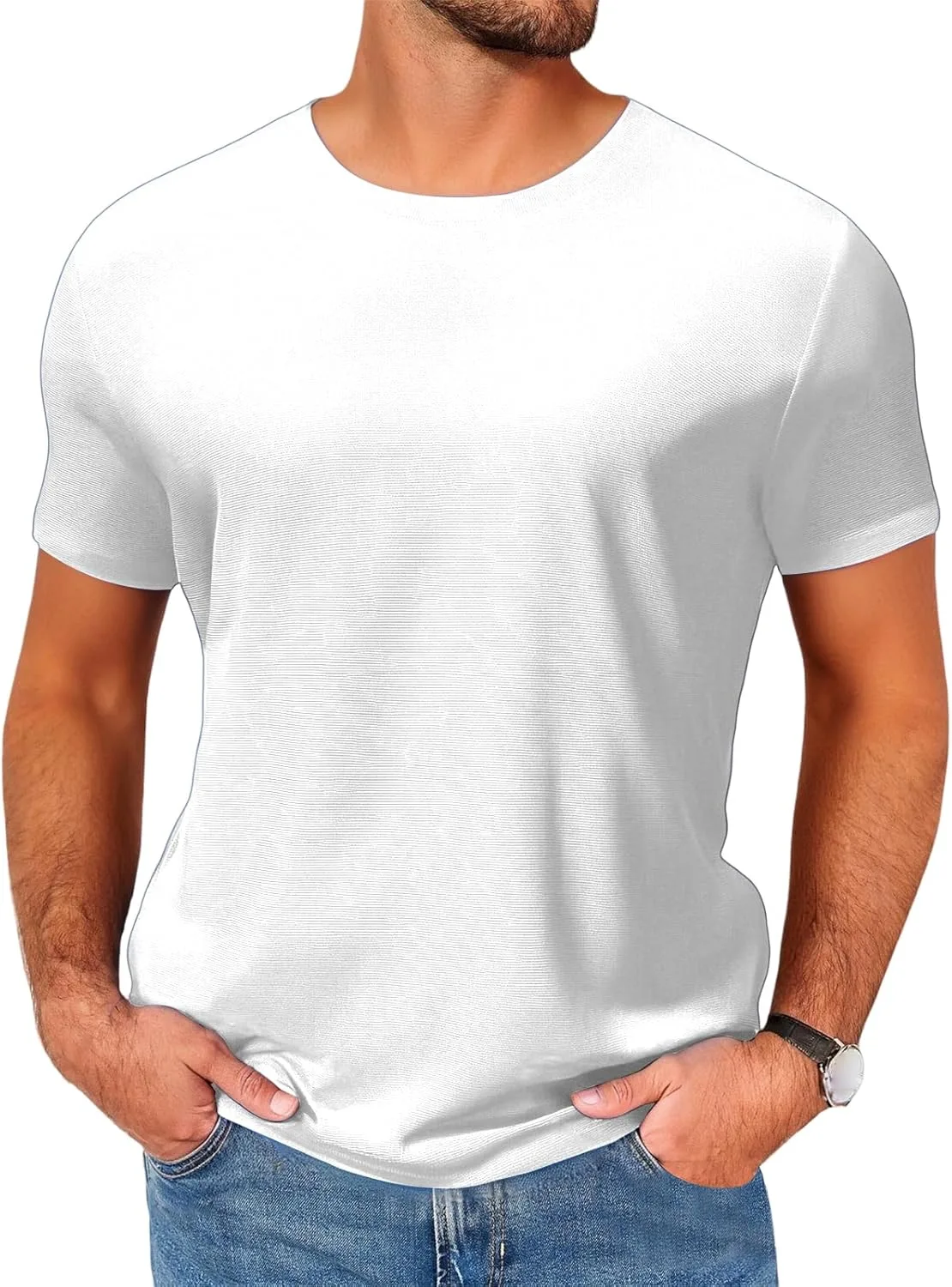 Футболка с коротким рукавом для мужчин, Slim Fit, однотонная LGHLMCL
Футболка с коротким рукавом для мужчин, Slim Fit, однотонная LGHLMCL