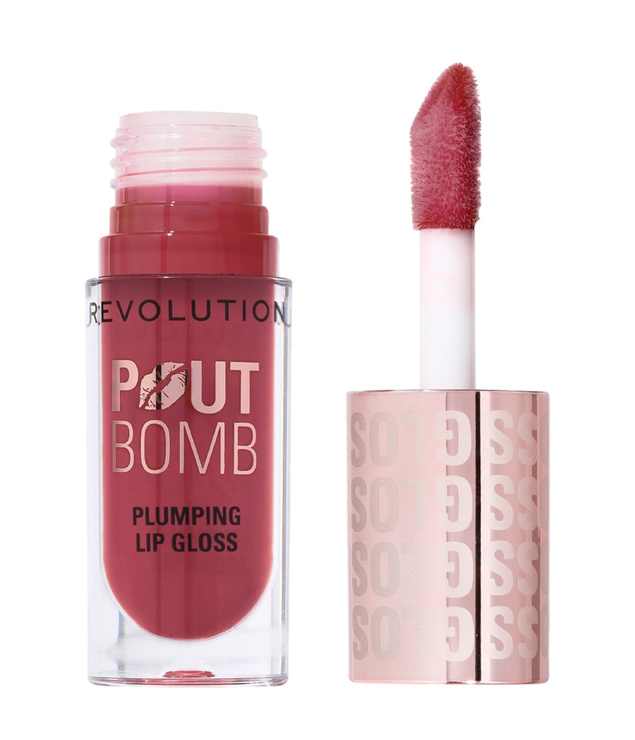 Блеск для губ REVOLUTION Pout Bomb Plumping Gloss, Wild Mauve Pink, 5 ml 
Блеск для губ REVOLUTION Pout Bomb Plumping Gloss, Wild Mauve Pink, 5 ml