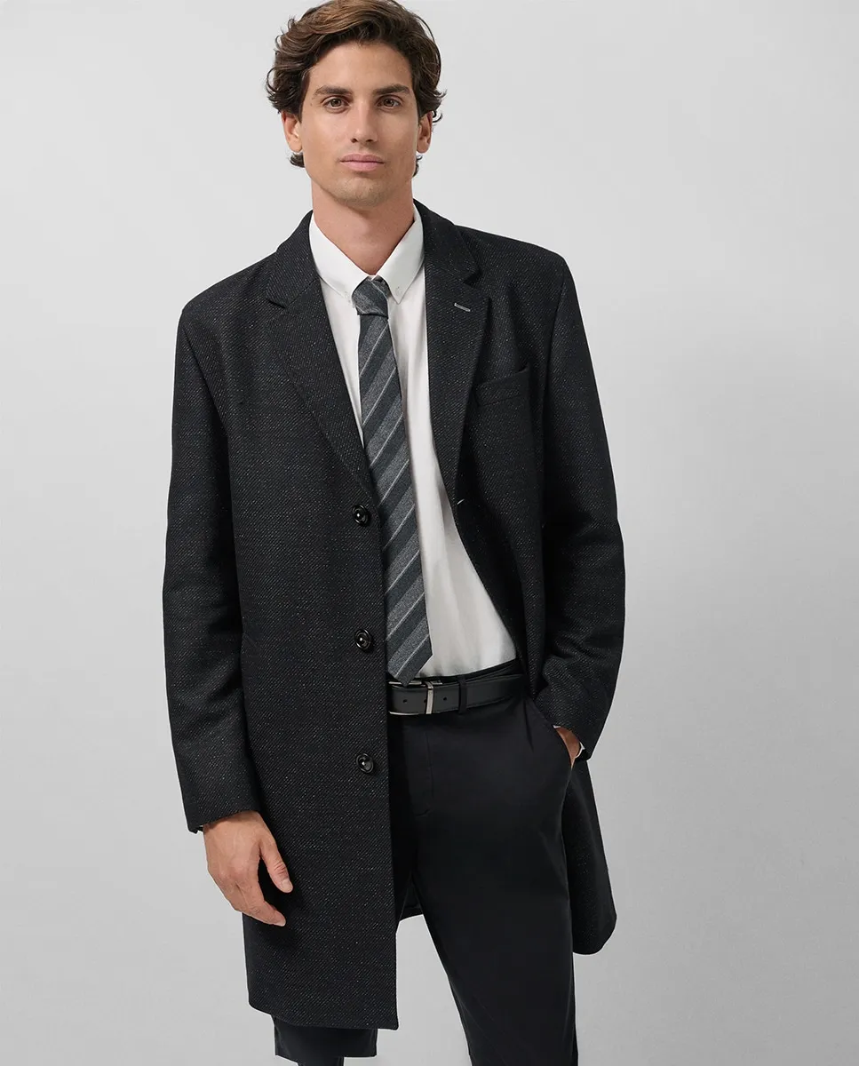 Мужское пальто из саржевой ткани Roberto Verino, черный
Мужское пальто из саржевой ткани Roberto Verino, черный