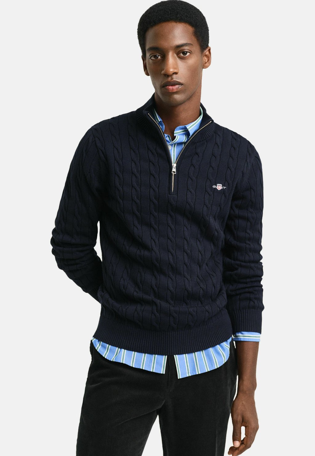 Свитер CABLE HALF GANT, темно-синий
Свитер CABLE HALF GANT, темно-синий