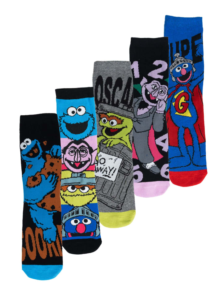 Носки United Labels 5er Pack Sesamstraße Socken Sneaker 40-45, разноцветный
Носки United Labels 5er Pack Sesamstraße Socken Sneaker 40-45, разноцветный