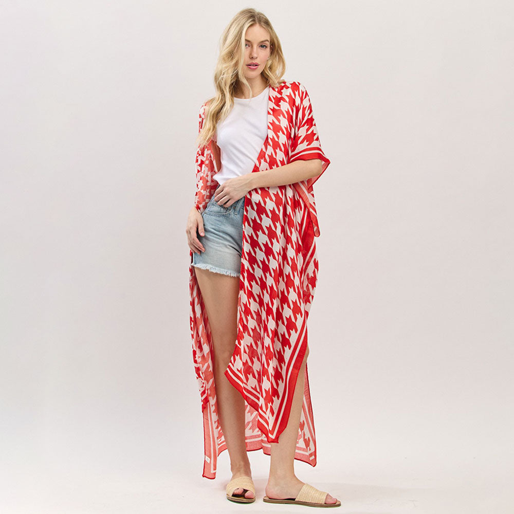 Хаундстаут принт длинное кимоно пончо с открытым передом TRUEDAMES, красно-белый
Хаундстаут принт длинное кимоно пончо с открытым передом TRUEDAMES, красно-белый