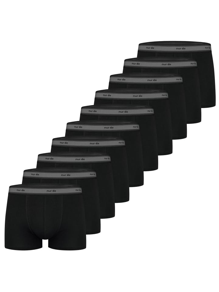 Nur Die Боксерские шорты в стиле ретро из органического хлопка, черные
Nur Die Боксерские шорты в стиле ретро из органического хлопка, черные