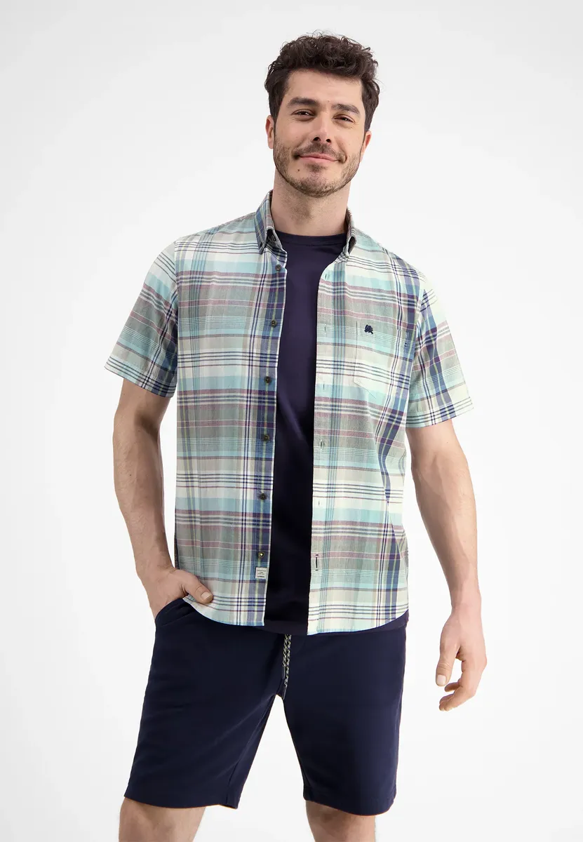 Рубашка LERROS с короткими рукавами "Рубашка LERROS с короткими рукавами, в клетку", цвет Tinted Aqua
Рубашка LERROS с короткими рукавами "Рубашка LERROS с короткими рукавами, в клетку", цвет Tinted Aqua