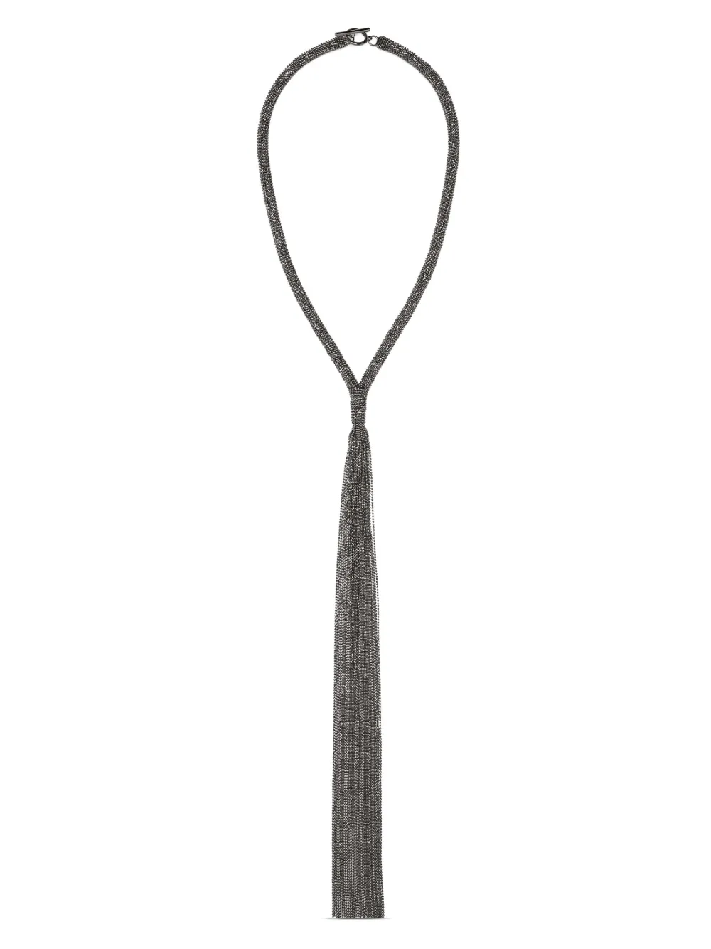 Колье с декором Monili Brunello Cucinelli, серебяный
Колье с декором Monili Brunello Cucinelli, серебяный