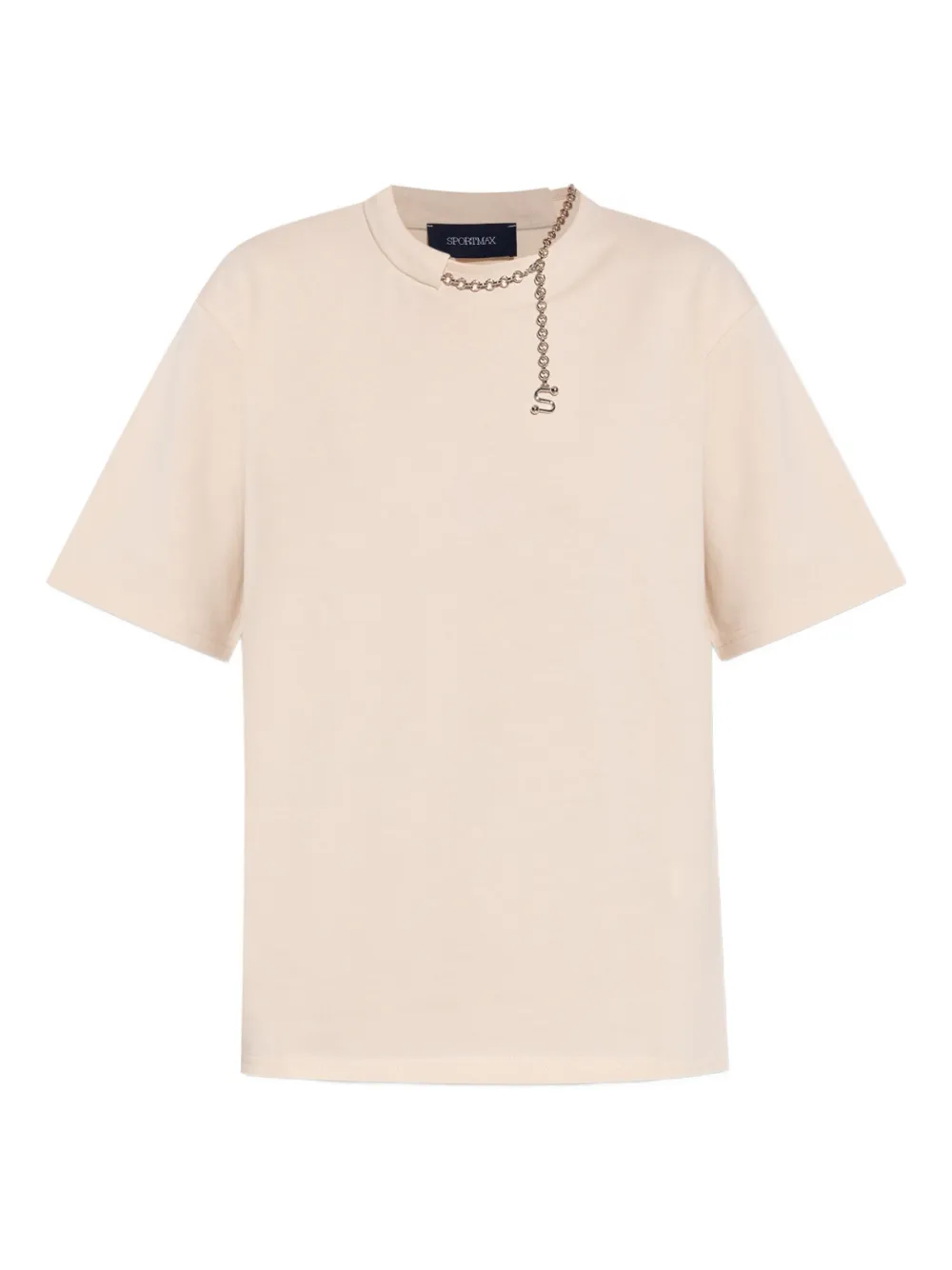 Футболка с цепочками SPORTMAX, нейтральный
Футболка с цепочками SPORTMAX, нейтральный