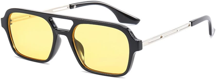 Солнцезащитные очки UV400 с двойной перемычкой, для мужчин и женщин, с прозрачными градиентными линзами, подходят для занятий спортом на открытом воздухе, бега и езды на велосипеде UYPTK, Black Yellow
Солнцезащитные очки UV400 с двойной перемычкой, для мужчин и женщин, с прозрачными градиентными линзами, подходят для занятий спортом на открытом воздухе, бега и езды на велосипеде UYPTK, Black Yellow