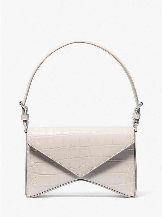 Сумка Manhatta среднего размера из кожи с тиснением под крокодила Michael Kors, белый
Сумка Manhatta среднего размера из кожи с тиснением под крокодила Michael Kors, белый