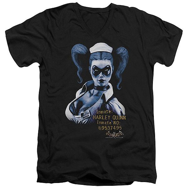 Футболка с V-образным вырезом Batman Arkham Asylum Arkham Harley Quinn Licensed Character
Футболка с V-образным вырезом Batman Arkham Asylum Arkham Harley Quinn Licensed Character