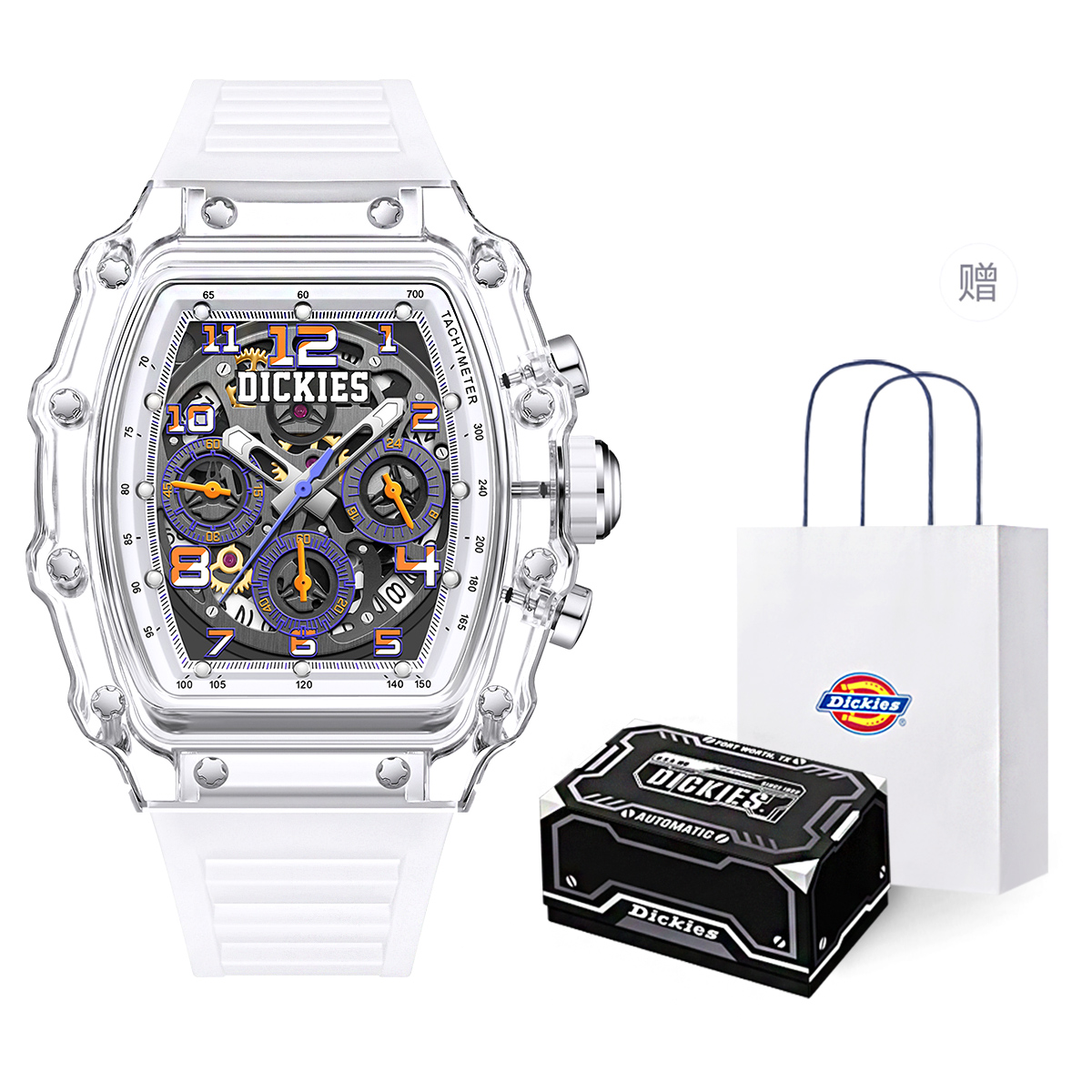 Часы Galaxy Series с кварцевым механизмом, силиконовым ремешком и белым циферблатом, унисекс Dickies
Часы Galaxy Series с кварцевым механизмом, силиконовым ремешком и белым циферблатом, унисекс Dickies