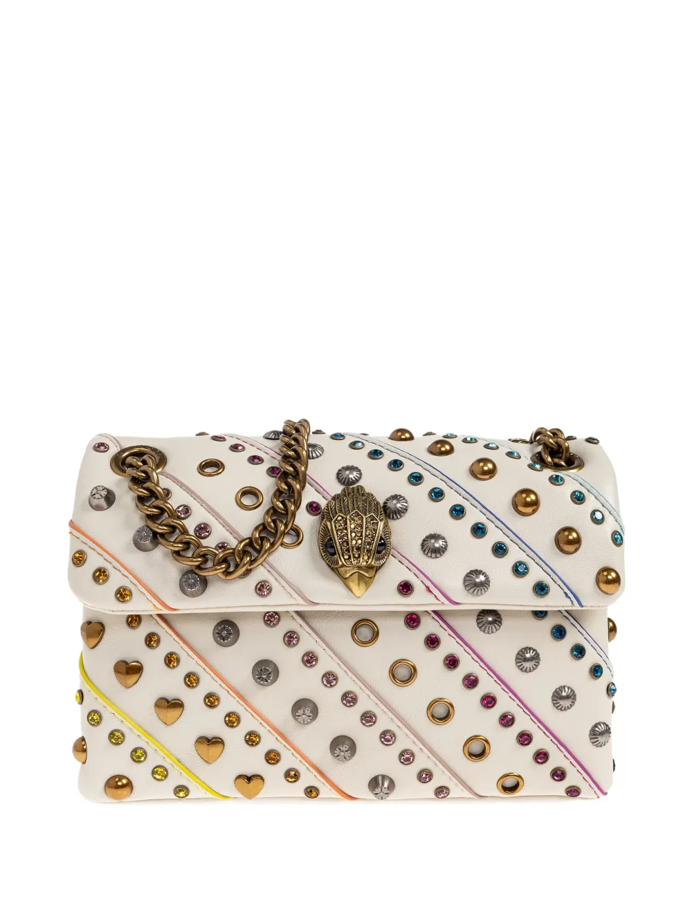 Сумка через плечо Kensington с декоративным цепочным узором Kurt Geiger London, нейтральный 
Сумка через плечо Kensington с декоративным цепочным узором Kurt Geiger London, нейтральный