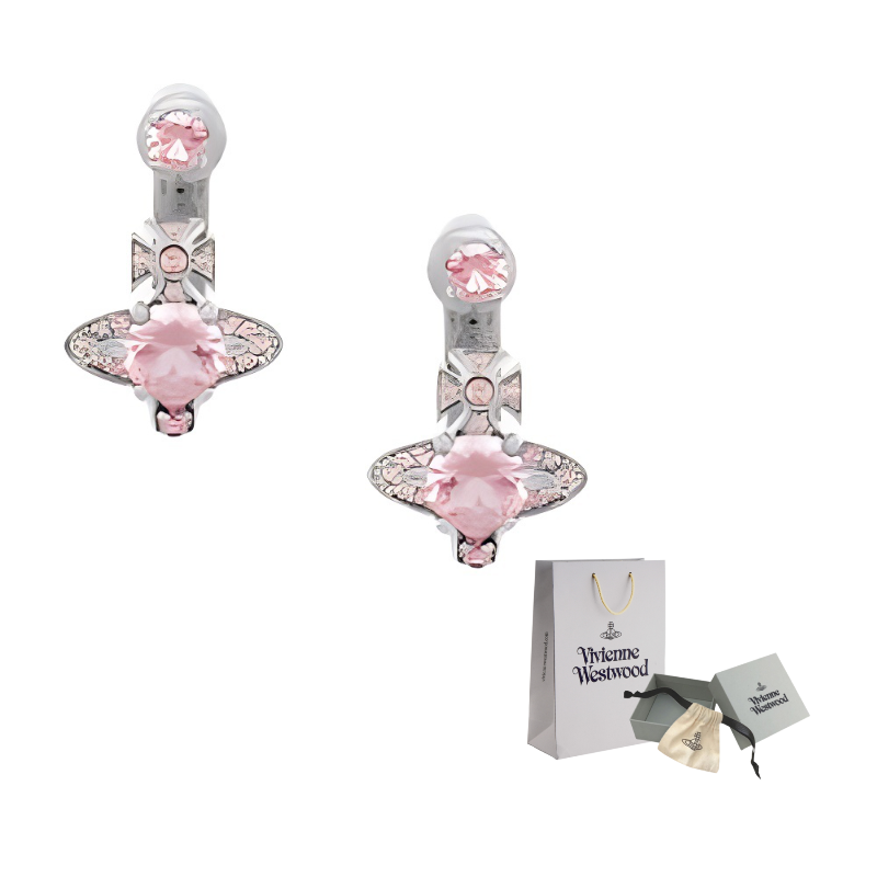 Vivienne Westwood Серёжки из латуни для женщин в розовом/серебряном цвете
Vivienne Westwood Серёжки из латуни для женщин в розовом/серебряном цвете