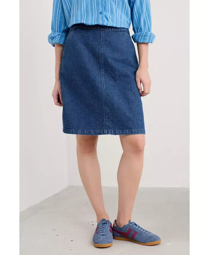 Женская юбка «ласточкин хвост» Seasalt Cornwall, синий
Женская юбка «ласточкин хвост» Seasalt Cornwall, синий