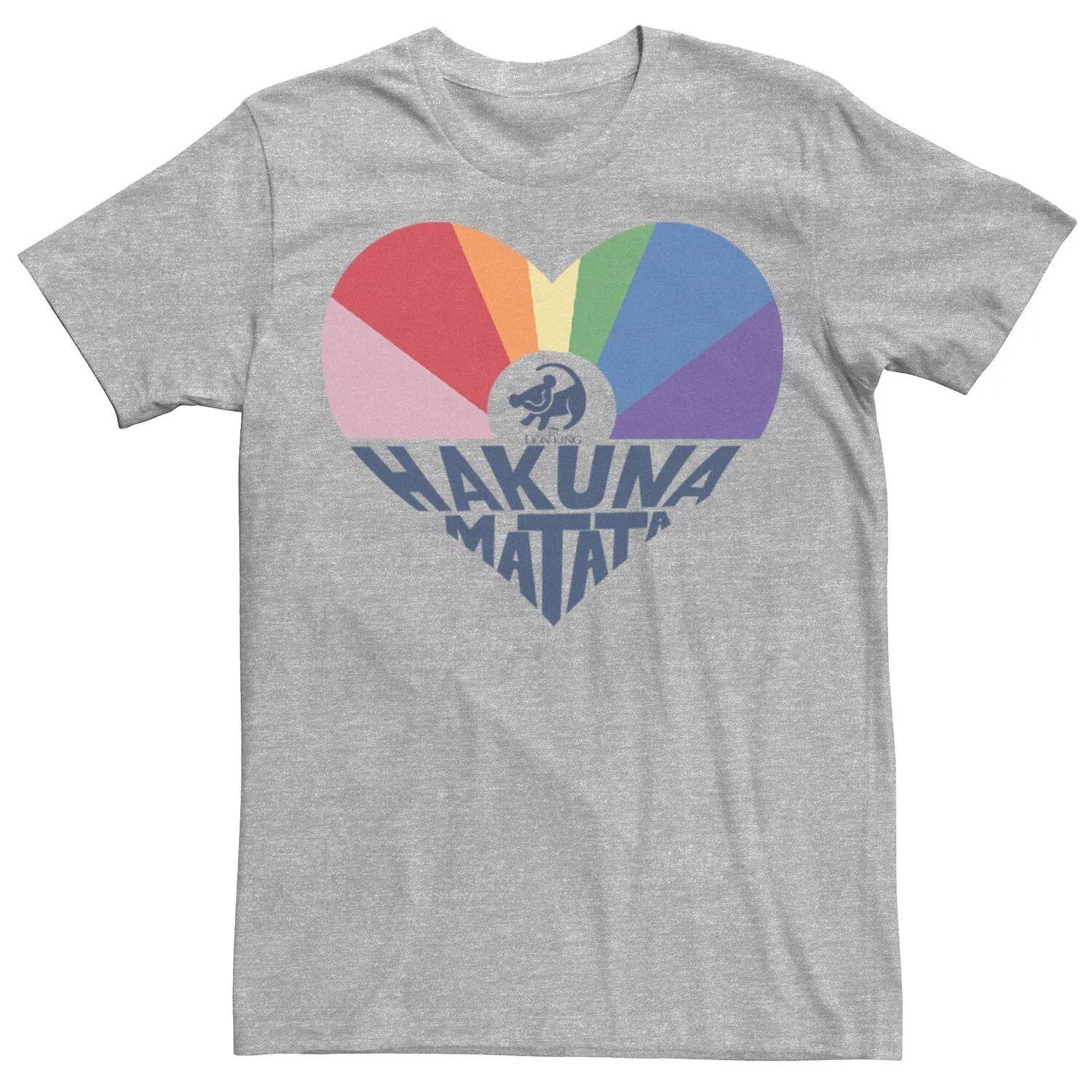 Мужская футболка с сердечком Disney The Lion King Simba Hakuna Matata
Мужская футболка с сердечком Disney The Lion King Simba Hakuna Matata