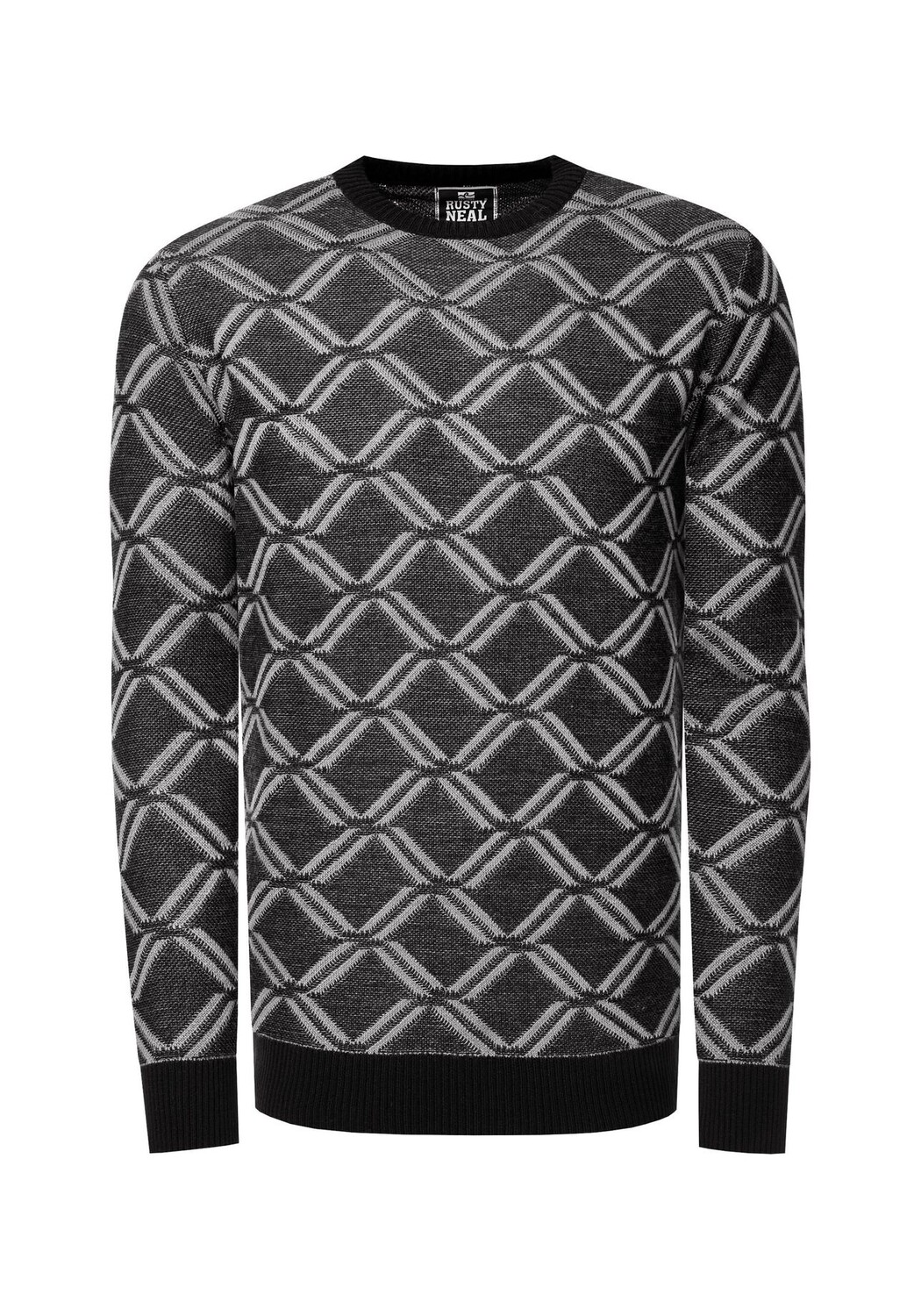 Свитер в великолепном клетчатом дизайне RUSTY NEAL, цвет Schwarz Grau
Свитер в великолепном клетчатом дизайне RUSTY NEAL, цвет Schwarz Grau