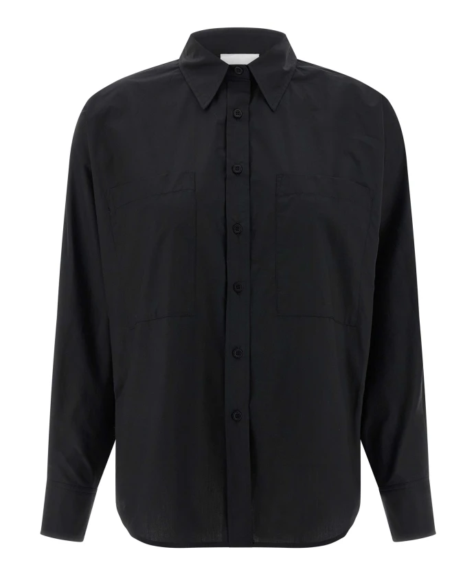 Хлопковая поплиновая рубашка Nude, черный
Хлопковая поплиновая рубашка Nude, черный