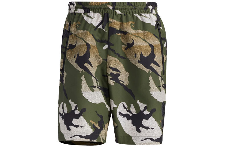 Повседневные шорты мужские армейский зеленый Adidas, зеленый 
Повседневные шорты мужские армейский зеленый Adidas, зеленый