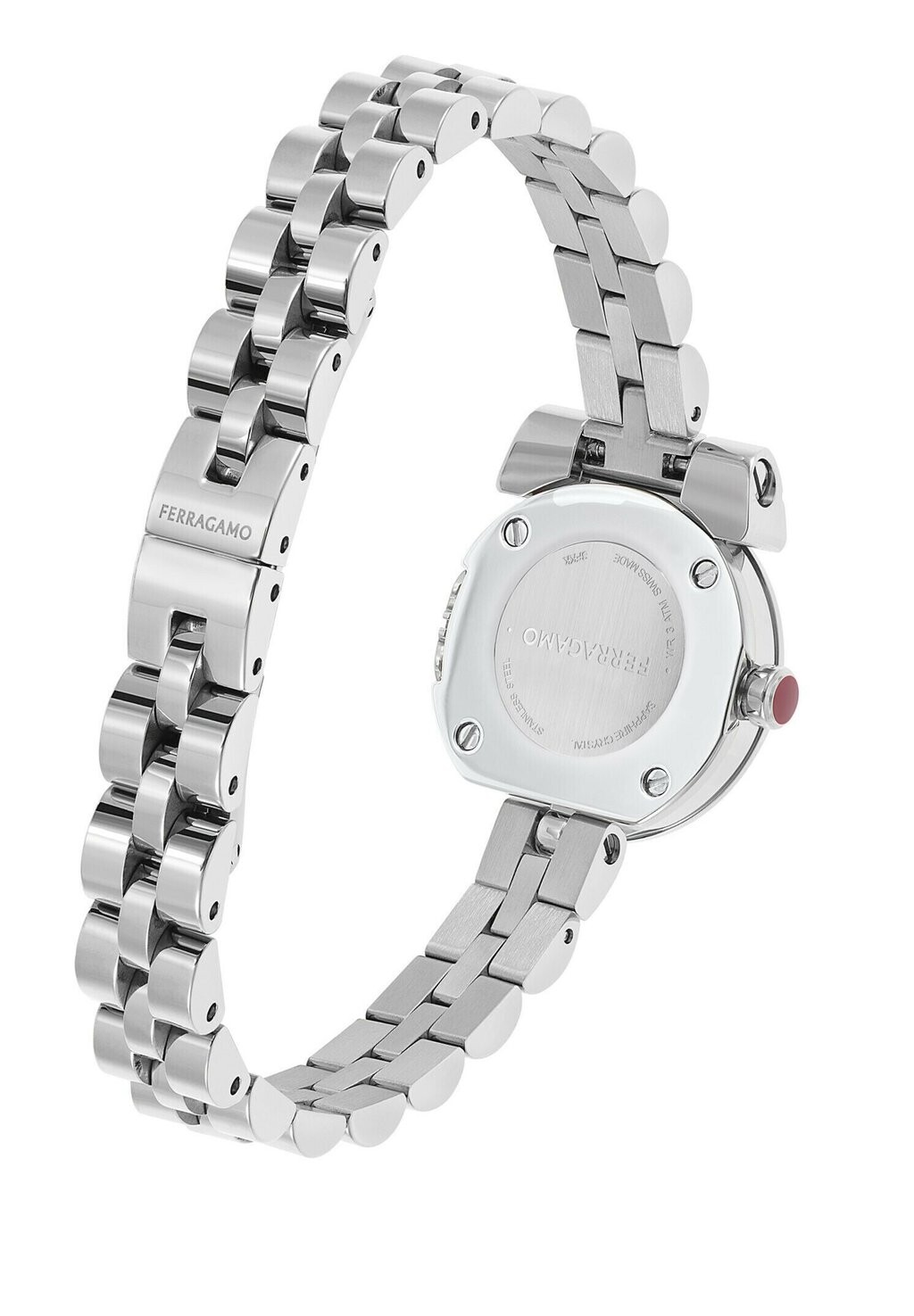 Часы QUARTZ ANALOG GANCINO RESTYLING FERRAGAMO, серебристый
Часы QUARTZ ANALOG GANCINO RESTYLING FERRAGAMO, серебристый