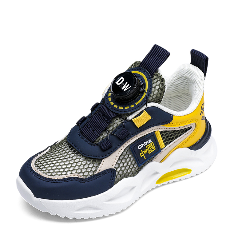 Кроссовки для бега с низким верхом, противоскользящие, с амортизацией, устойчивые к истиранию, дышащие, детские D&W, синий/желтый
Кроссовки для бега с низким верхом, противоскользящие, с амортизацией, устойчивые к истиранию, дышащие, детские D&W, синий/желтый