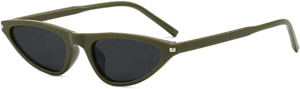 Солнцезащитные очки с защитой UV400 | Панк-стиль "кошачий глаз" в маленькой оправе | для женщин и мужчин, для занятий спортом на открытом воздухе и вождения DSVIGF, Green Black
Солнцезащитные очки с защитой UV400 | Панк-стиль "кошачий глаз" в маленькой оправе | для женщин и мужчин, для занятий спортом на открытом воздухе и вождения DSVIGF, Green Black