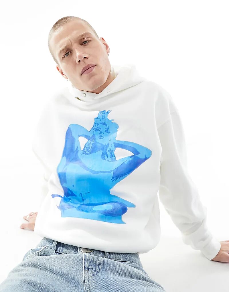 Толстовка с капюшоном с крупным графическим принтом спереди белого цвета Criminal Damage
Толстовка с капюшоном с крупным графическим принтом спереди белого цвета Criminal Damage