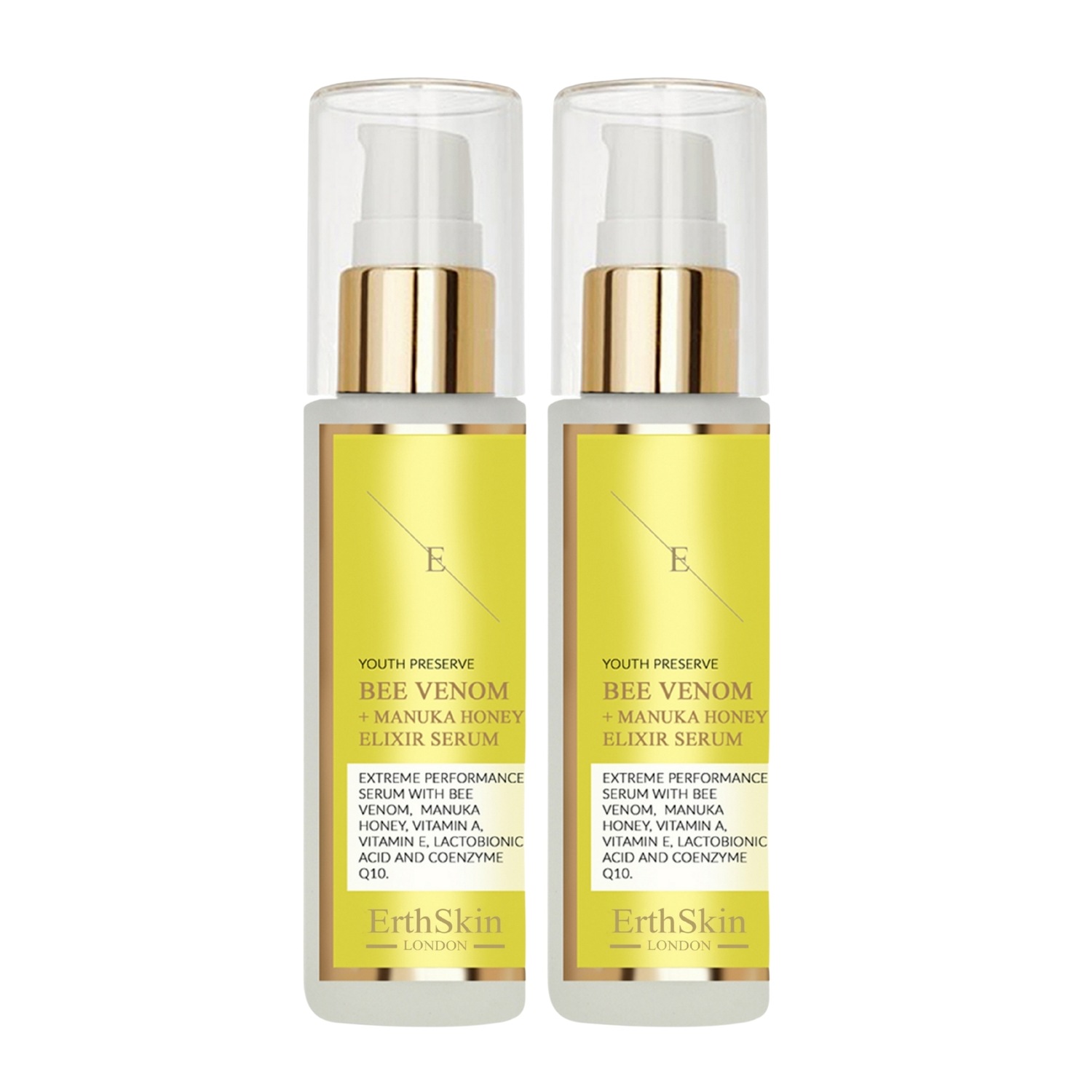 Сыворотка для лица bee venom elixier duo Erthskin London, количество 1 шт.
Сыворотка для лица bee venom elixier duo Erthskin London, количество 1 шт.