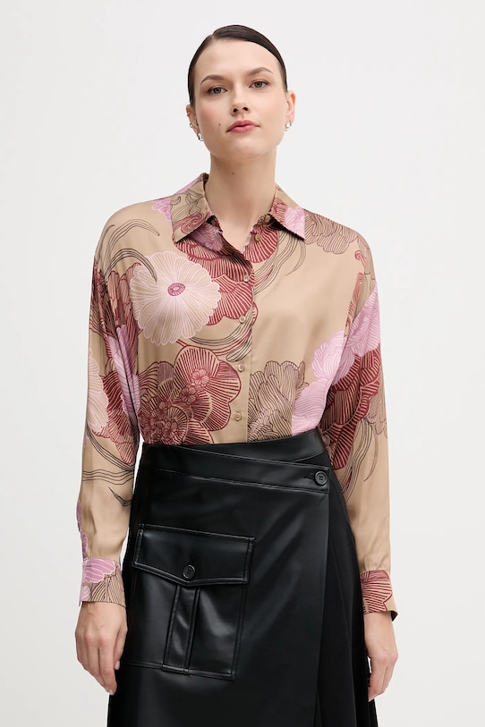 Рубашка Sisley, бежевый
Рубашка Sisley, бежевый