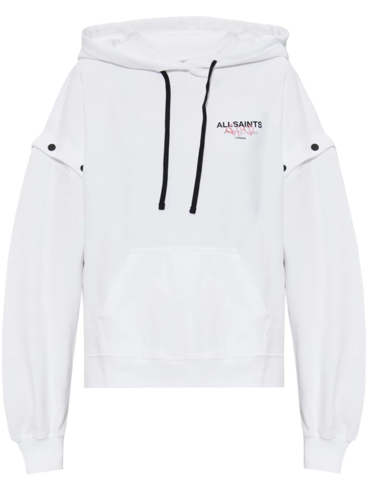 Толстовка AllSaints Amore, белый 
Толстовка AllSaints Amore, белый