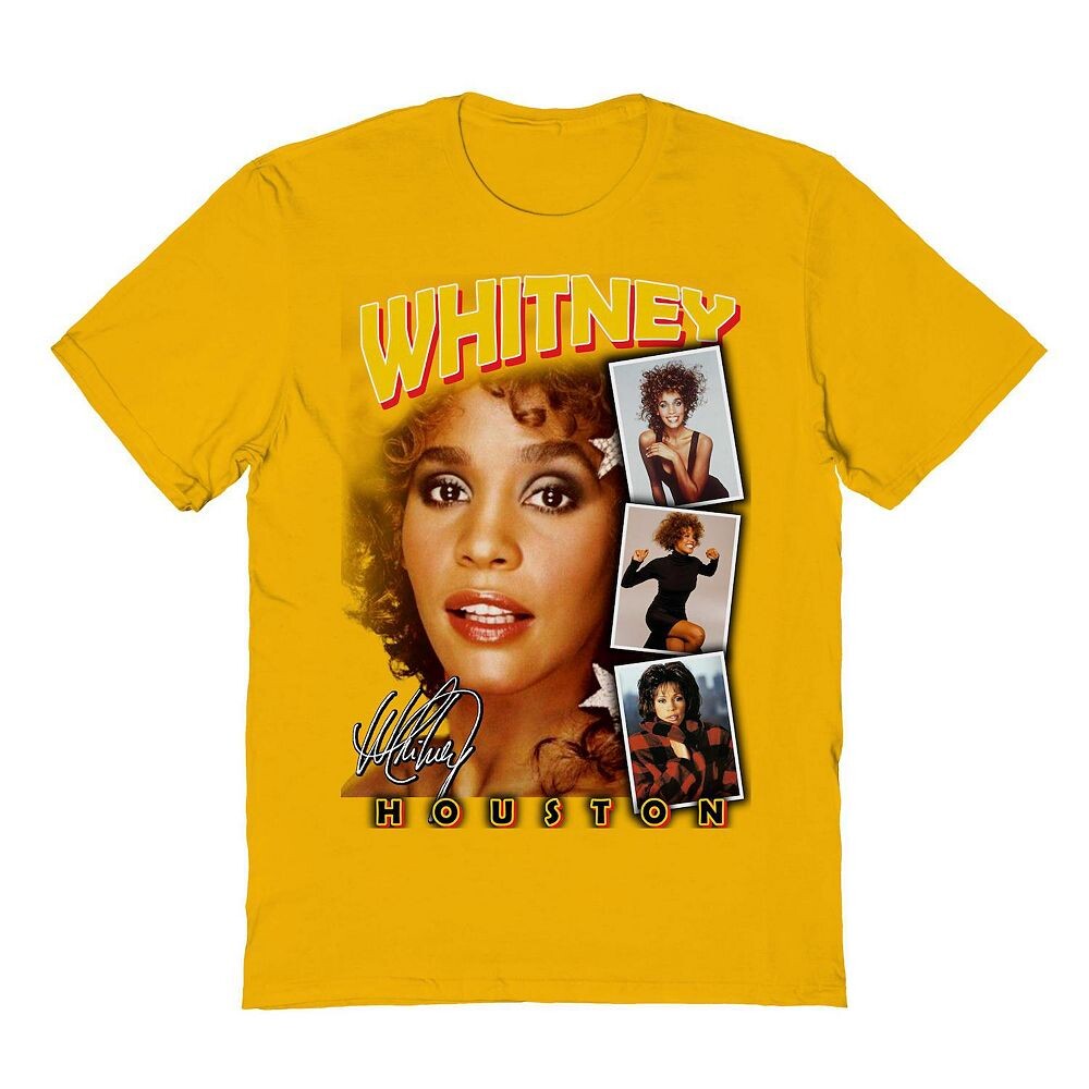 Мужская футболка с графическим рисунком Whitney Houston Photo Collage Licensed Character, золотой
Мужская футболка с графическим рисунком Whitney Houston Photo Collage Licensed Character, золотой